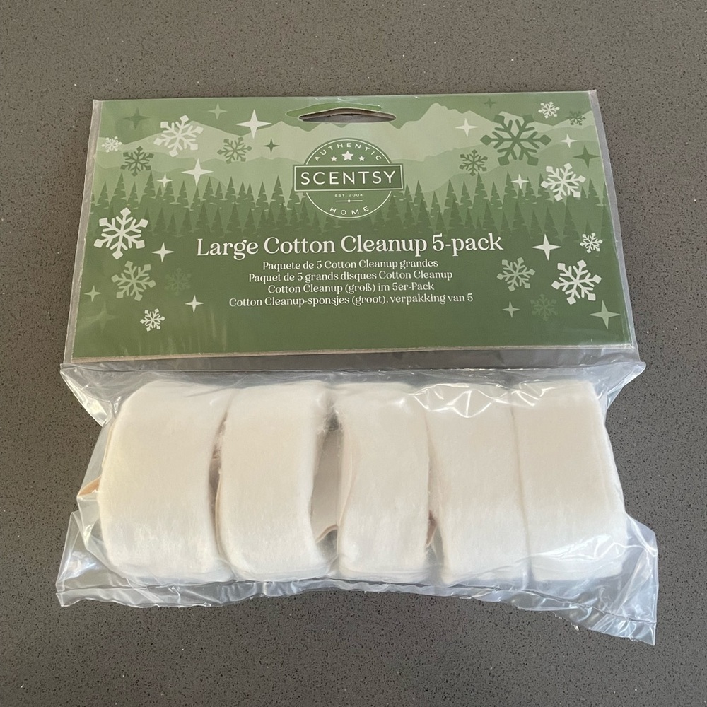 Scentsy Large Cotton Clean Ups